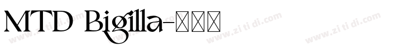 MTD Bigilla字体转换